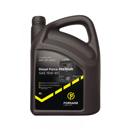 Масло моторное FORSAGE DIESEL FORCE PREMIUM 15W-40 CF-4/SJ в магазине Ойл Бар в Южно-Сахалинске