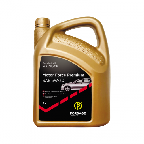 Масло моторное FORSAGE MOTOR FORCE PREMIUM 5W-30 SL/CF в магазине Ойл Бар в Южно-Сахалинске