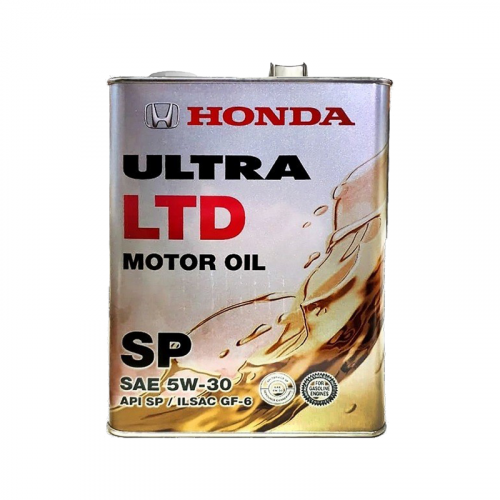 Масло моторное HONDA ULTRA MOTOR OIL LTD 5W-30 SP/GF-6A в магазине Ойл Бар в Южно-Сахалинске