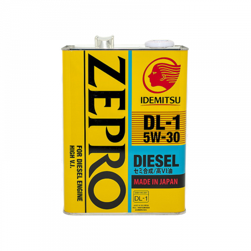 Масло моторное IDEMITSU ZEPRO DIESEL 5W-30 DL-1 в магазине Ойл Бар в Южно-Сахалинске