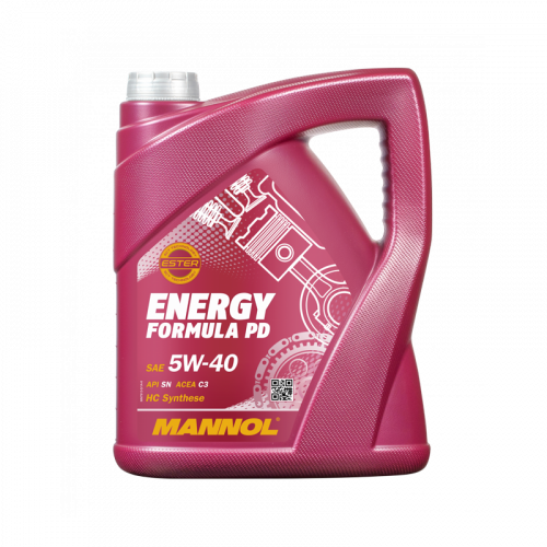 Масло моторное MANNOL ENERGY FORMULA PD 5W-40 SN C3 в магазине Ойл Бар в Южно-Сахалинске