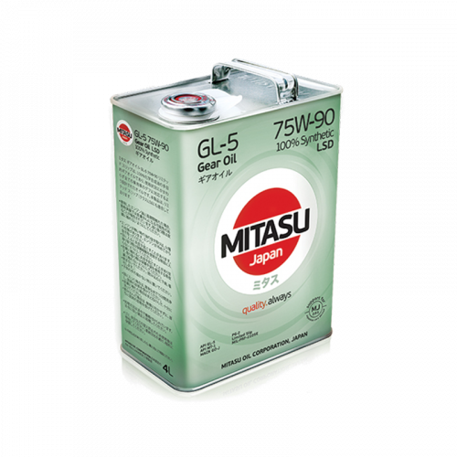 Масло трансмиссионное MITASU GEAR OIL 75W-90 GL-5 LSD в магазине Ойл Бар в Южно-Сахалинске