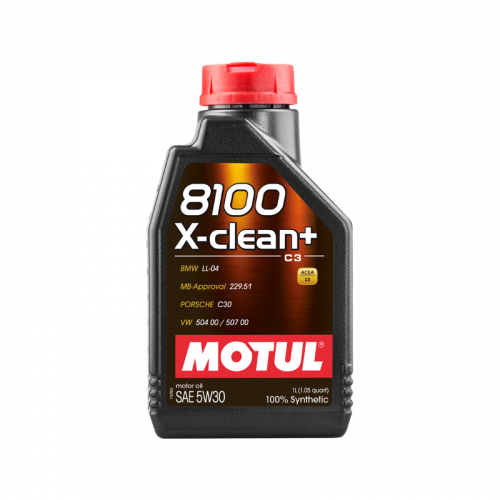 Масло моторное MOTUL 8100 X-CLEAN+ 5W-30 C3 в магазине Ойл Бар в Южно-Сахалинске