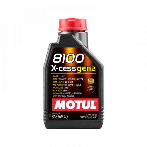 Масло моторное MOTUL 8100 X-CESS GEN-2 5W-40 SP A3/B4 в магазине Ойл Бар в Южно-Сахалинске