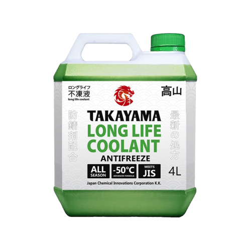 Охлаждающая жидкость TAKAYAMA LONG LIFE COOLANT GREEN -50°C в магазине Ойл Бар в Южно-Сахалинске