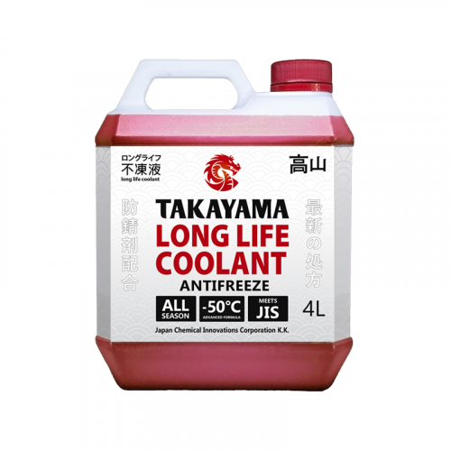 Охлаждающая жидкость TAKAYAMA LONG LIFE COOLANT RED -50°C в магазине Ойл Бар в Южно-Сахалинске