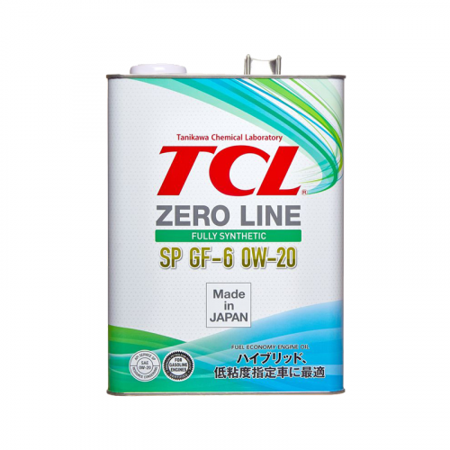 Масло моторное TCL ZERO LINE 0W-20 SP/GF-6A в магазине Ойл Бар в Южно-Сахалинске