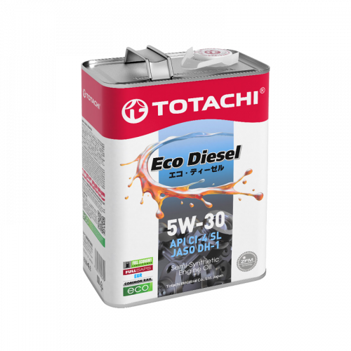 Масло моторное TOTACHI ECO DIESEL 5W-30 CK-4/SN E9/E7 в магазине Ойл Бар в Южно-Сахалинске