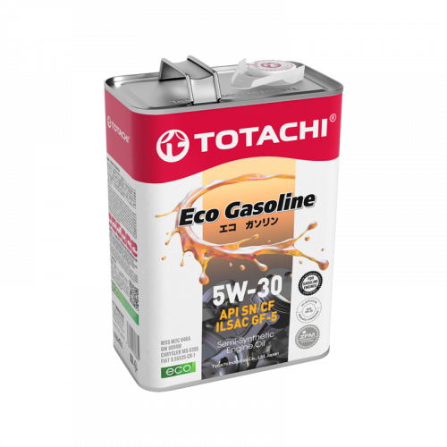 Масло моторное TOTACHI ECO GASOLINE 5W-30 SN/CF GF-5 в магазине Ойл Бар в Южно-Сахалинске