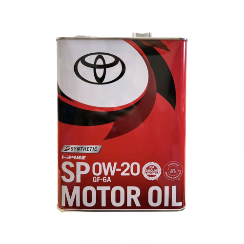 Масло моторное TOYOTA MOTOR OIL 0W-20 SP/GF-6A в магазине Ойл Бар в Южно-Сахалинске